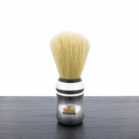 Omega Professional Boar Hair Shaving Brush, Chrome